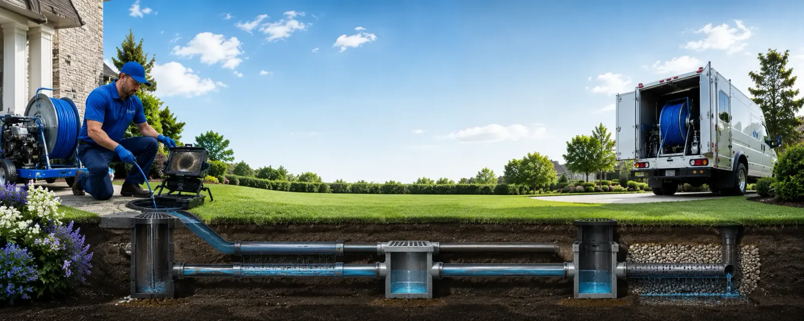 Outdoor drain cleaning information for Merryville, LA